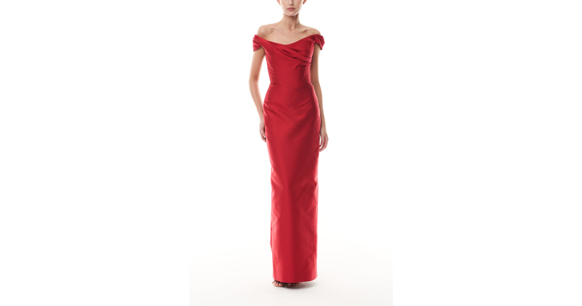 off shoulder ankle length dress Princess A-Line Off-the-Shoulder Ankle-Length Dress for the Mother of the  Bride main image 1