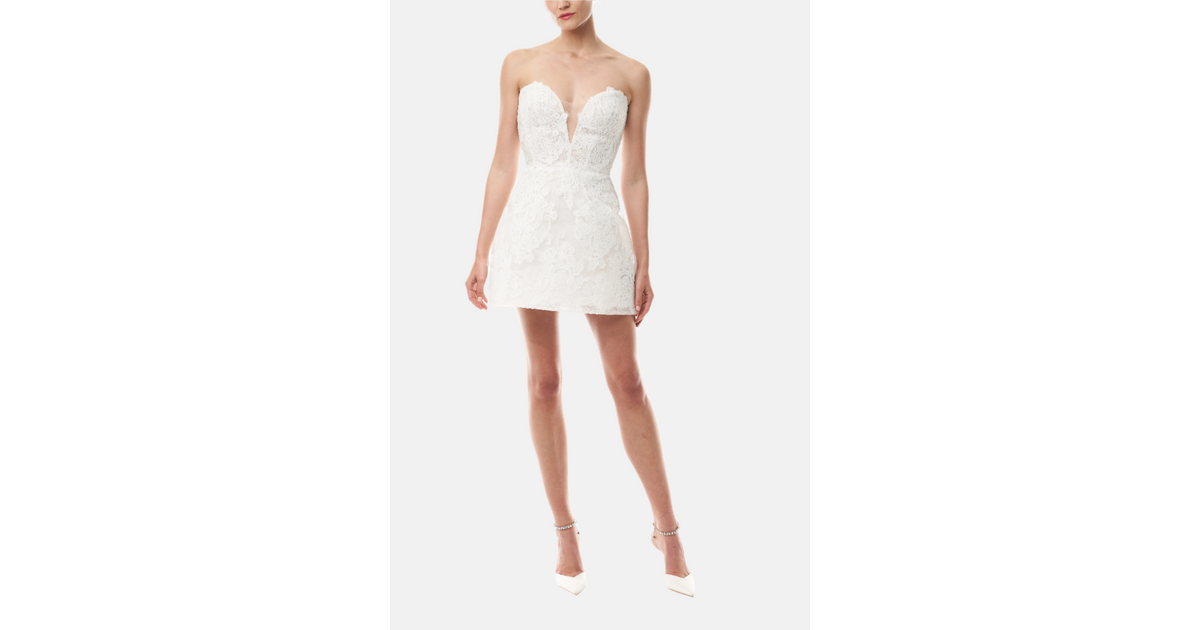 Harlow Dress 16 / Silk White