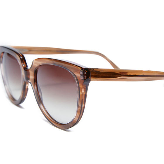 Grace Caramel Sunglasses - Side View