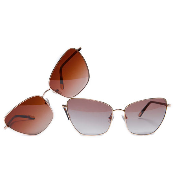 Sienna Gold and Rose Gold Sunglasses - Variety of Colors