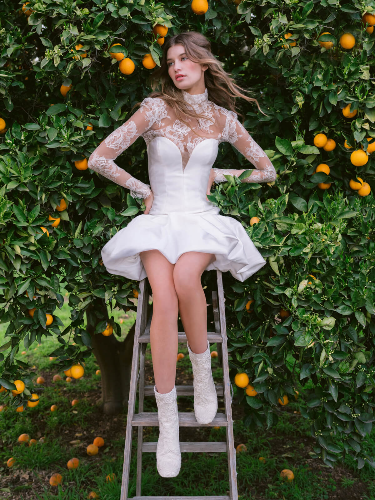 Tallulah Dress 12 / Silk White