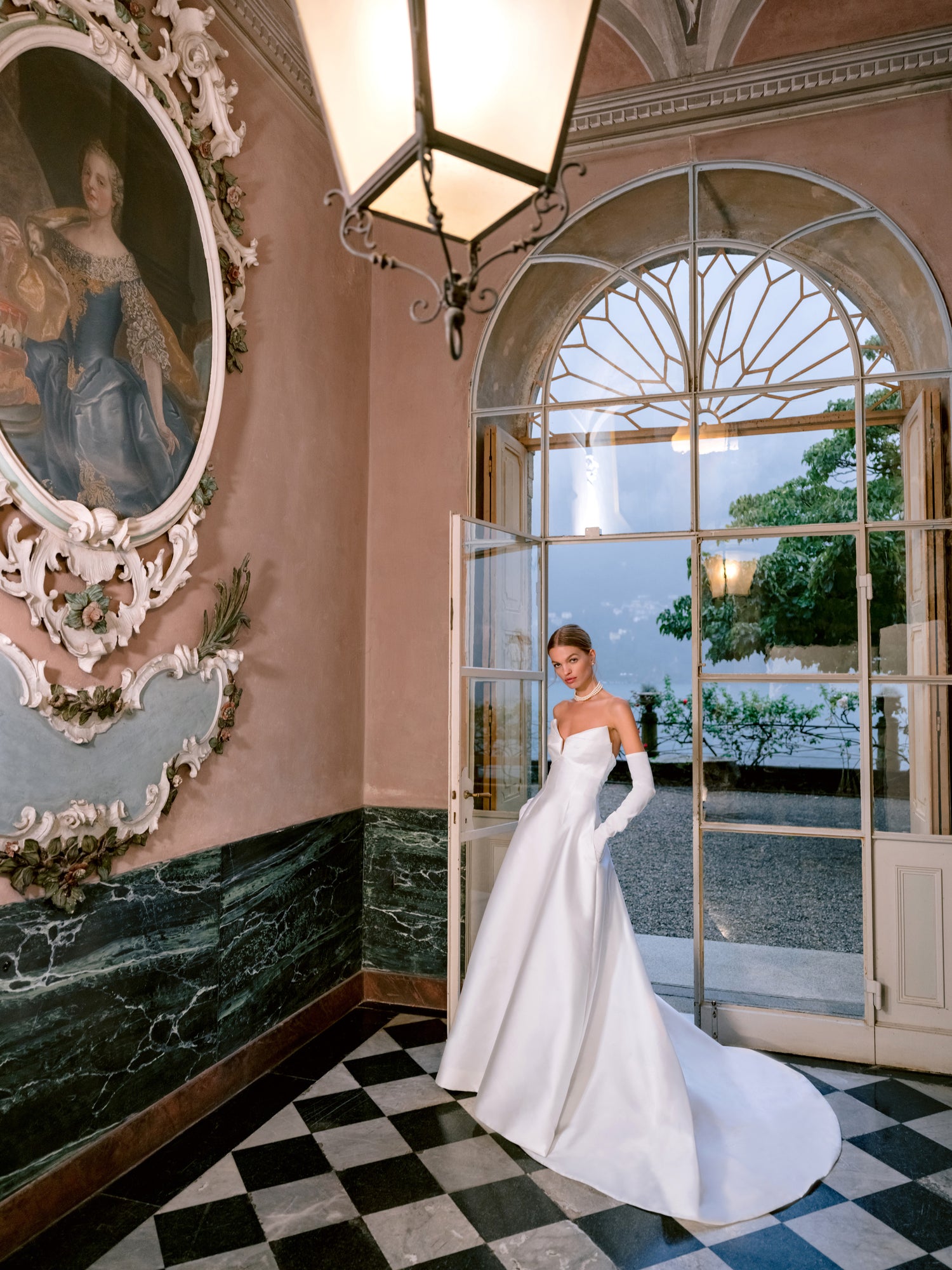 Monique Lhuillier Fall 2025 Bridal Carlotta Gown
