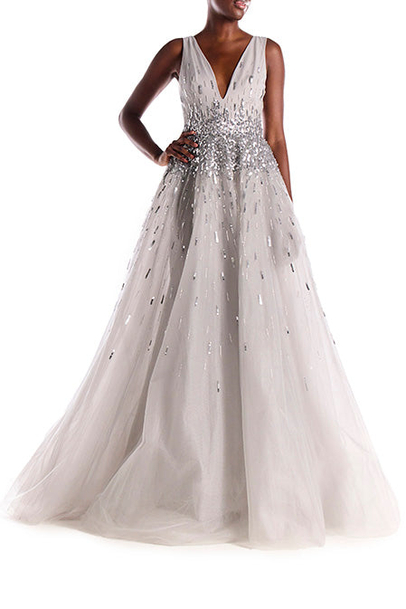 Basix embellished silk ball on sale gown