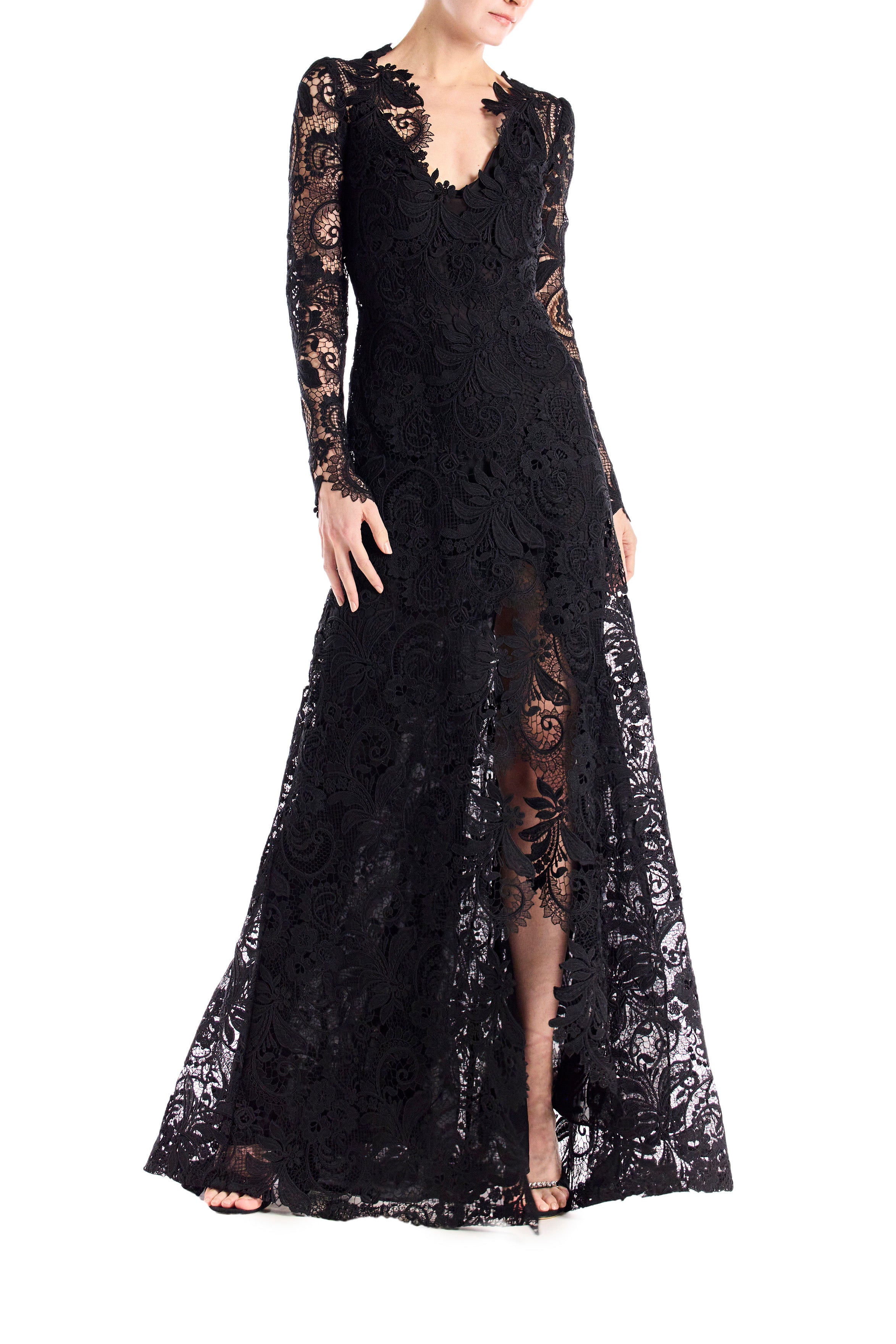 Monique lhuillier 2025 black dress