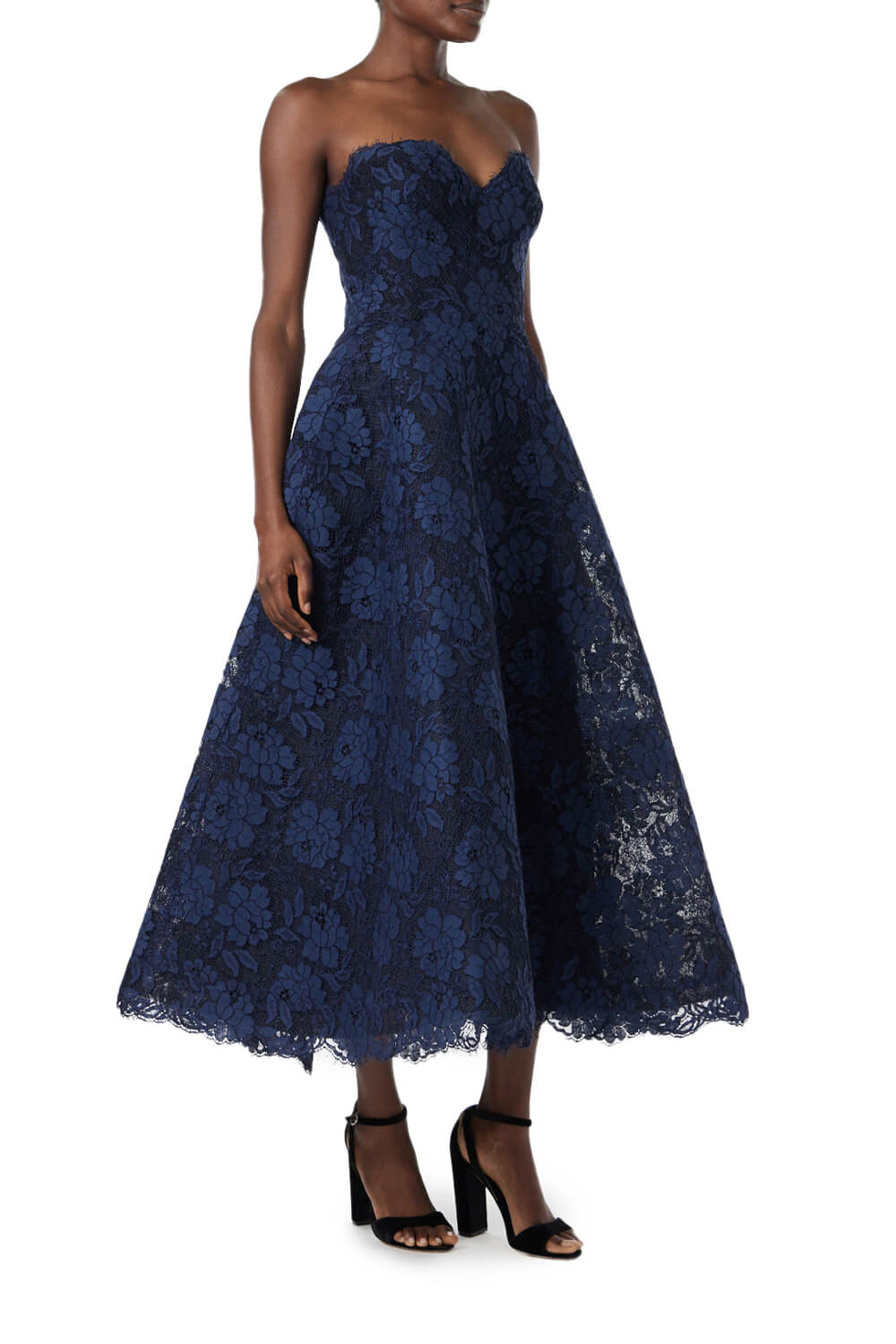 Monique lhuillier discount bridesmaids navy