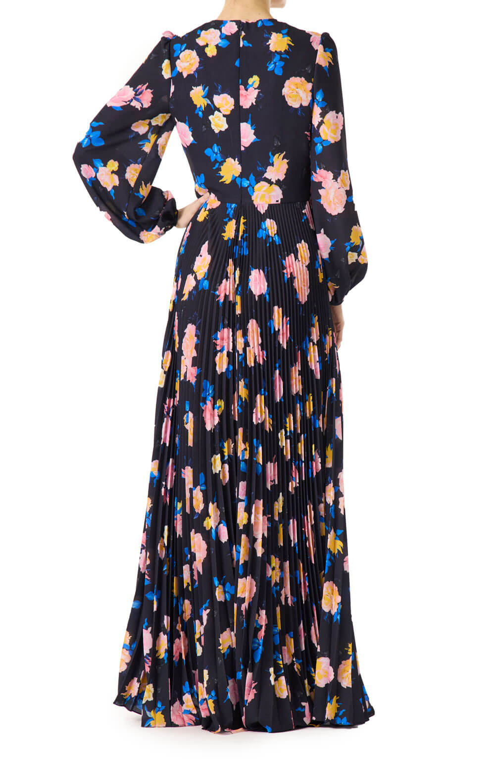 Long sleeve floral gown Clearance