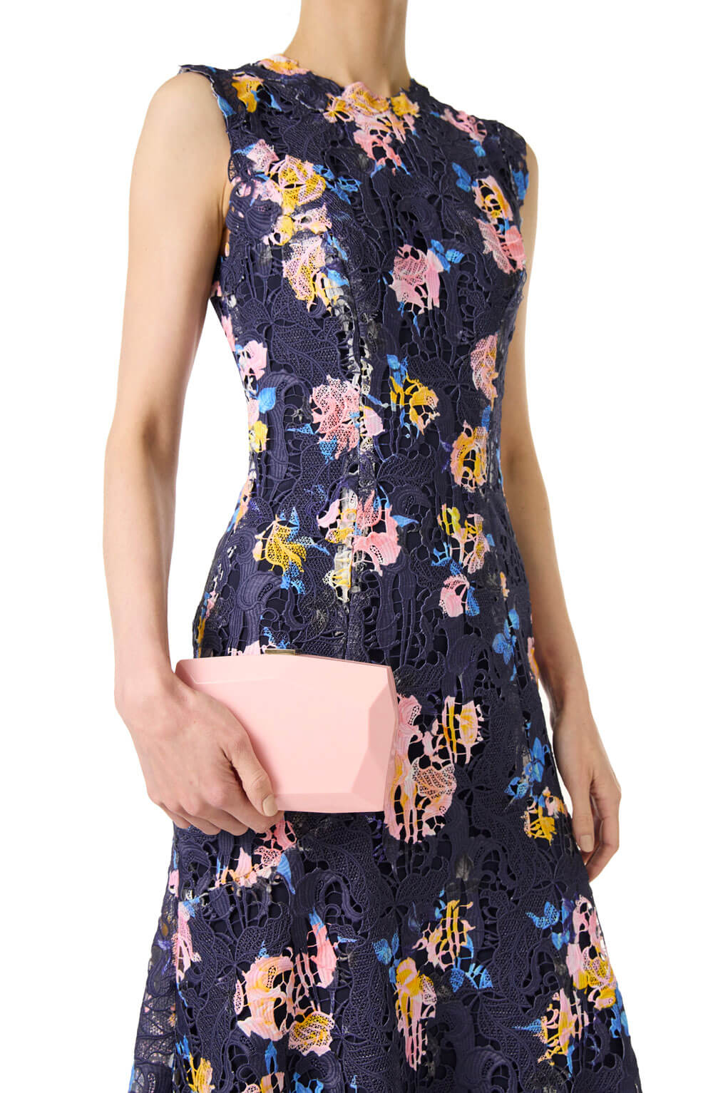 Floral Printed Lace Dress