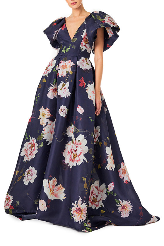 Monique lhuillier discount multi floral