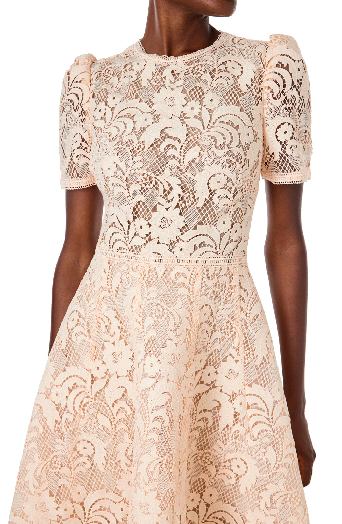 Ml monique lhuillier lace cocktail dress online