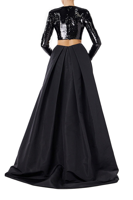 Ball gown skirt black best sale