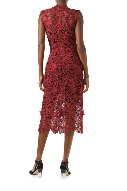 Sleeveless Lace Sheath