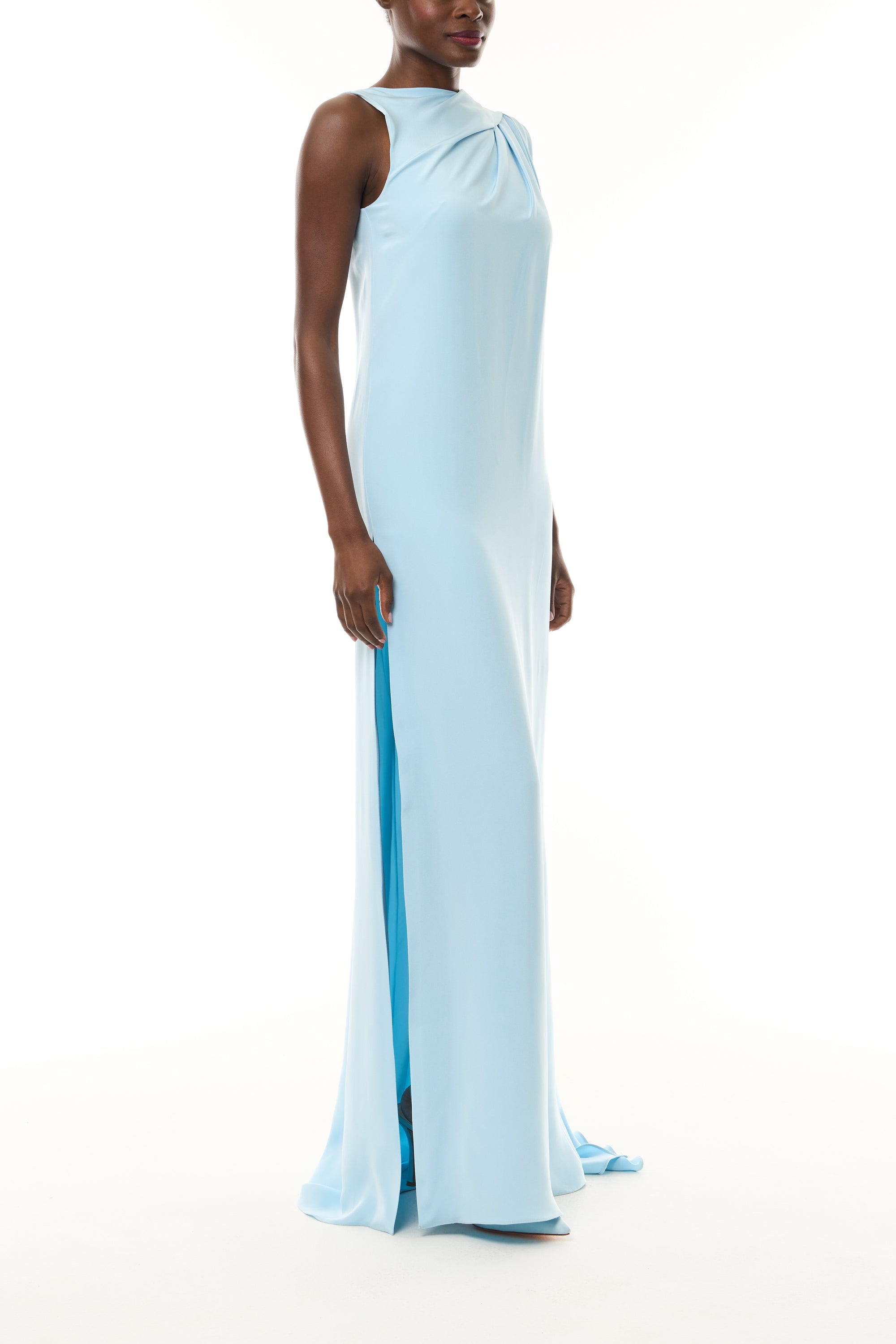 Draped Caftan Gown Monique Lhuillier Draped Caftan Gown Monique Lhuillier