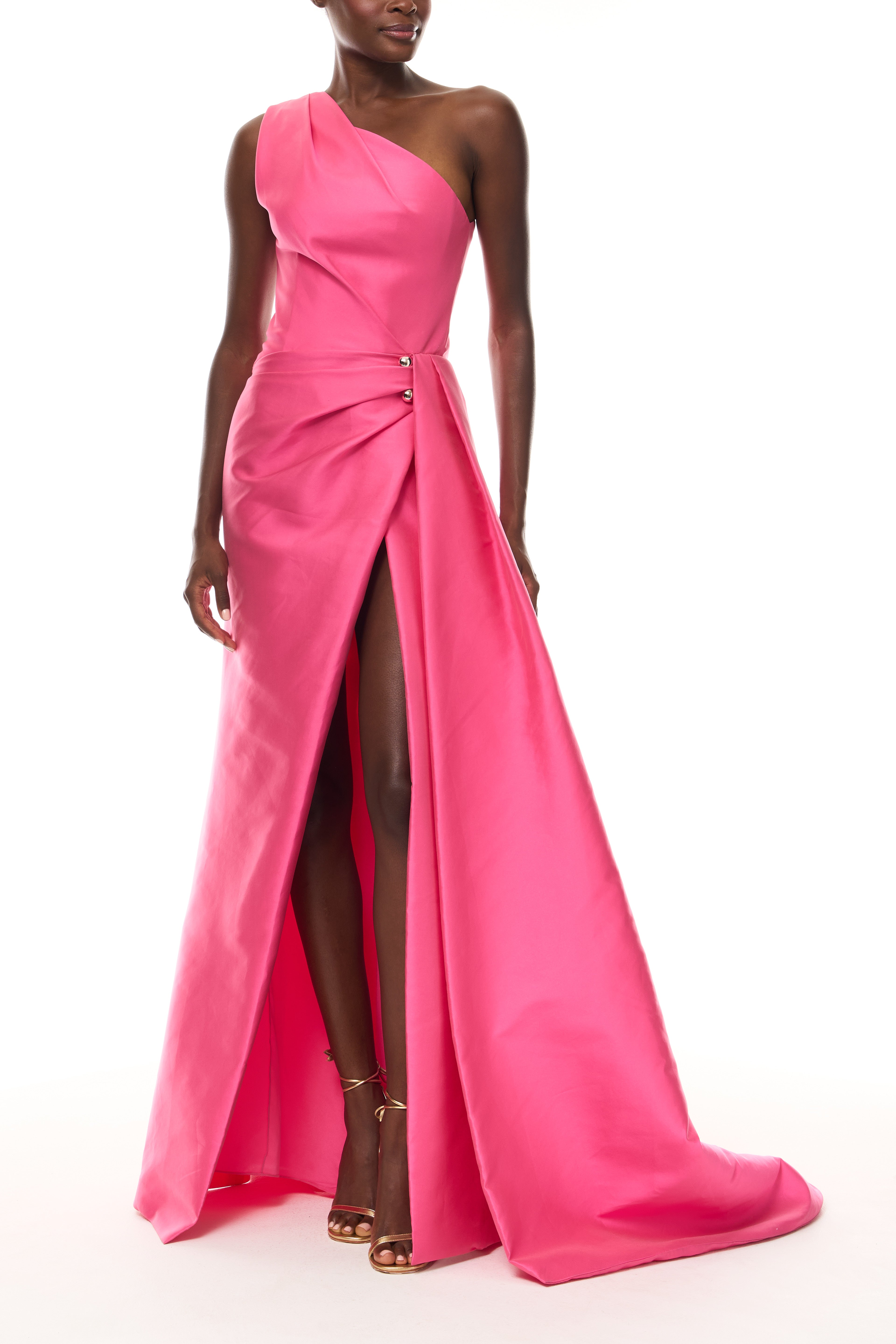flamingo dress One Shoulder Gown 8 / Flamingo Sherri Hill Two Piece so you can hop Size:58 Regular tax_5