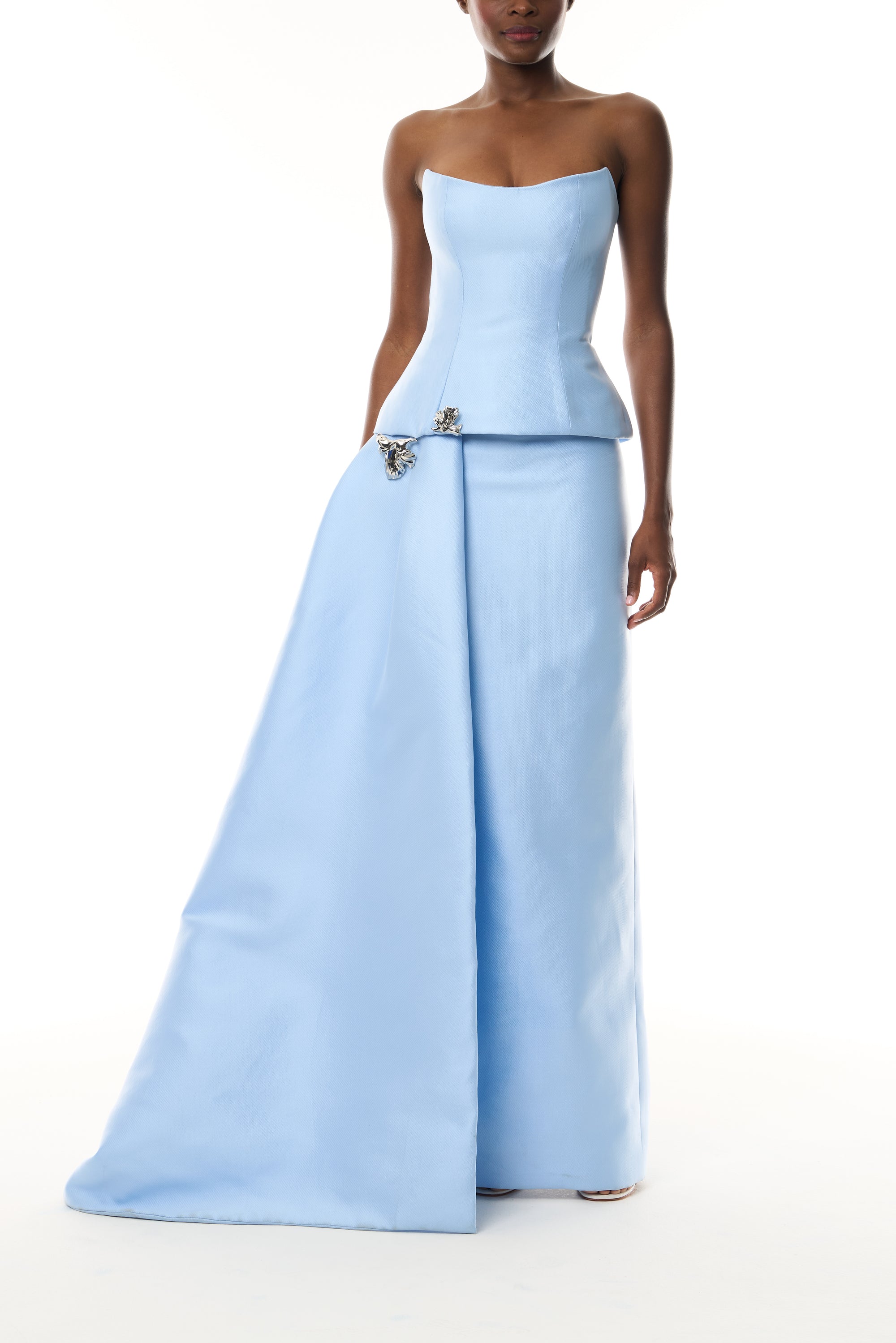 Peplum Gown with Train 6 / BREEZE