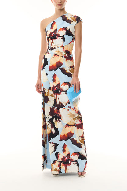 Amber Lily One Shoulder Gown