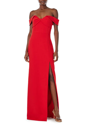 Off the Shoulder Column Dress