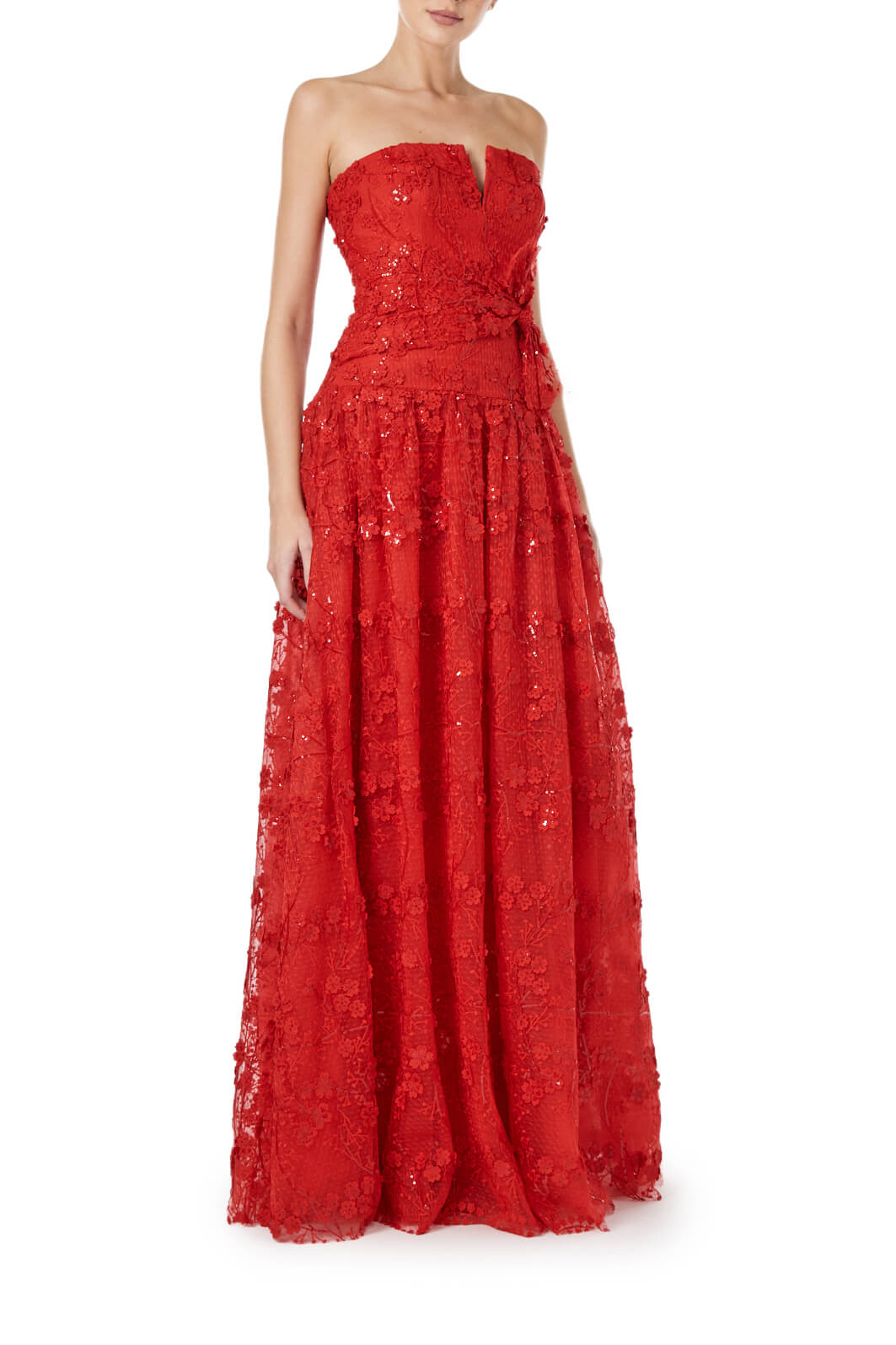 Monique lhuillier hotsell red dress