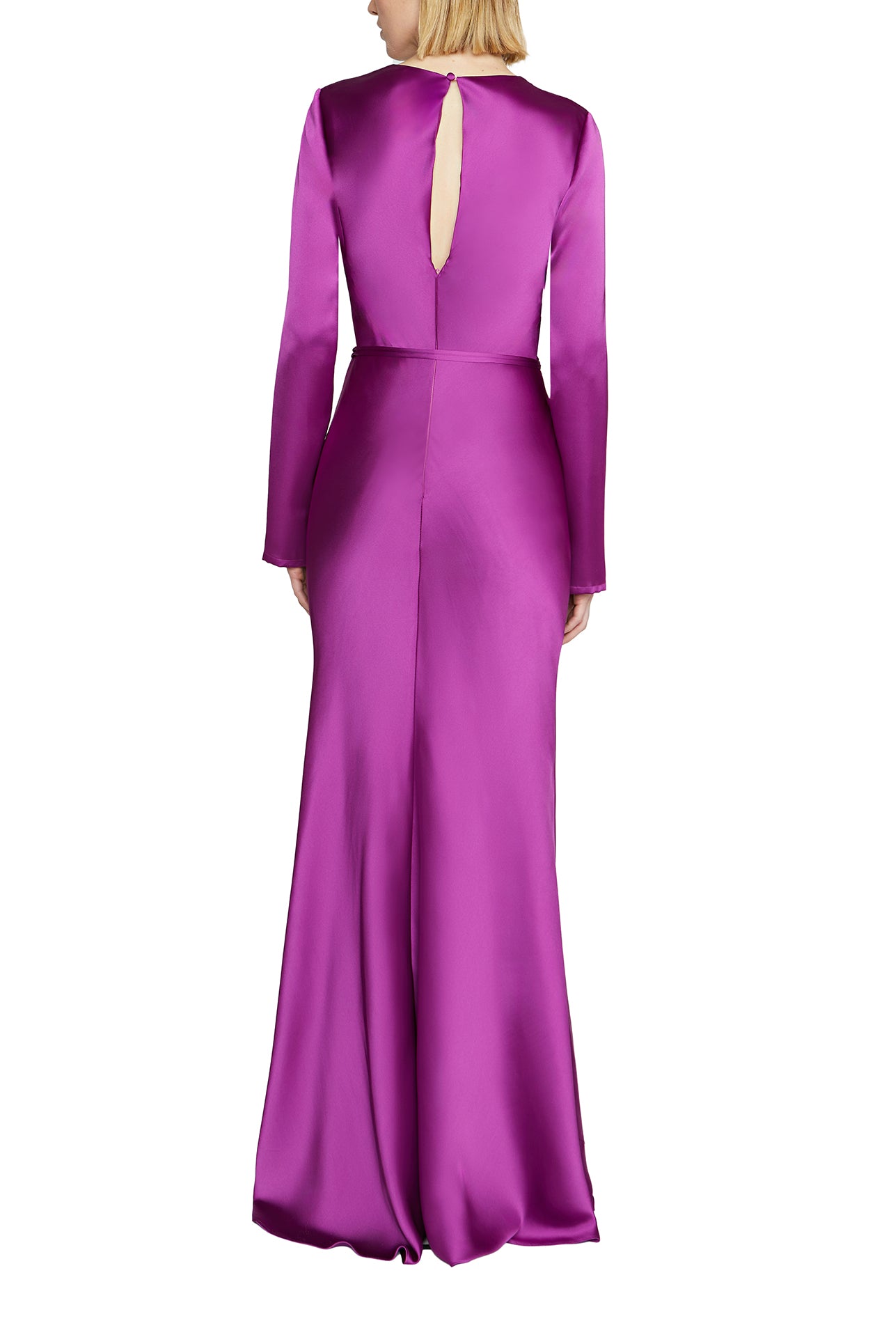 Monique lhuillier fashion purple dress