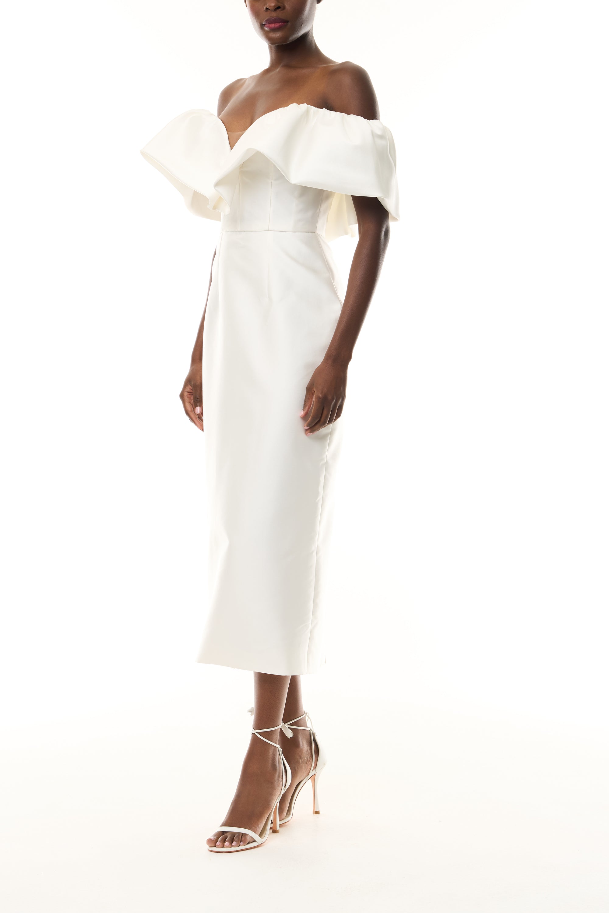 Chantel Dress 12 / Silk White Chantel Dress 12 / Silk White