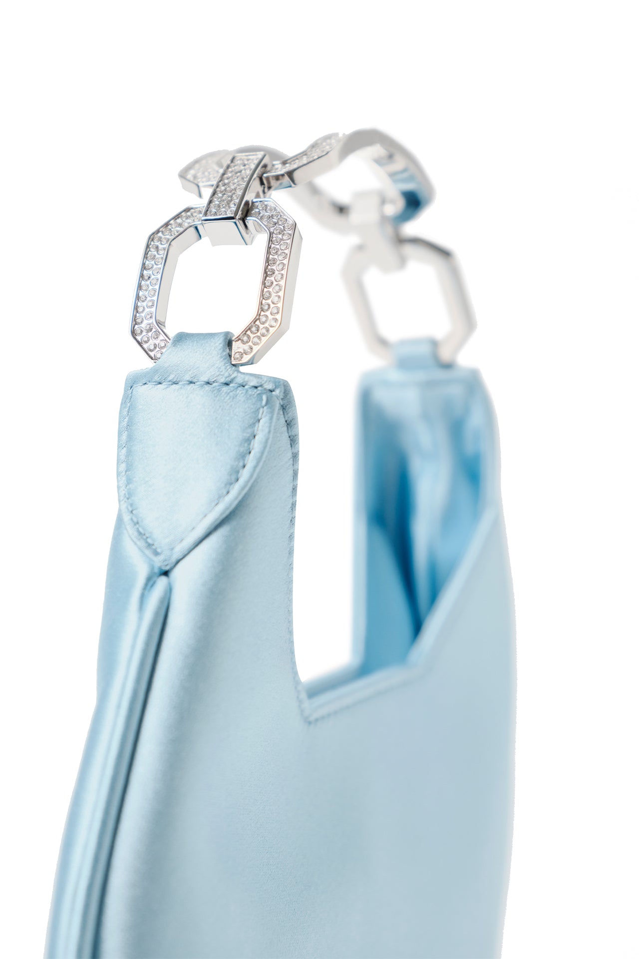 Pale blue shoulder bag best sale