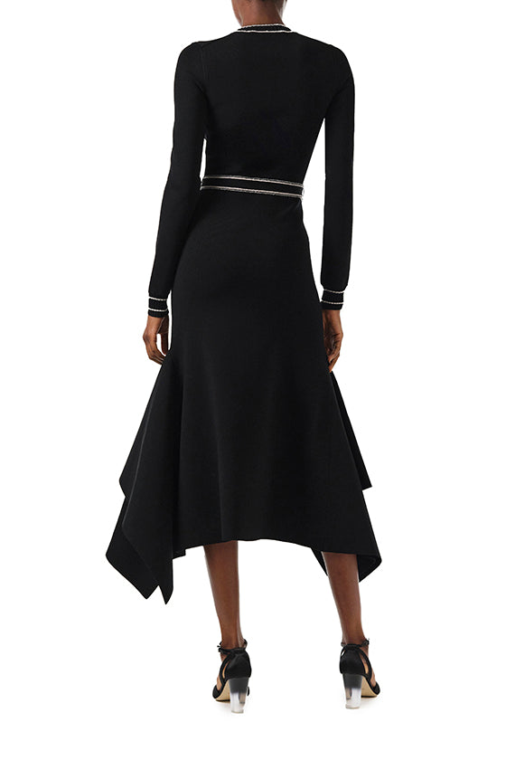 Long Sleeve Noir Knit Dress 2 / Noir Long Sleeve Noir Knit Dress 2 / Noir