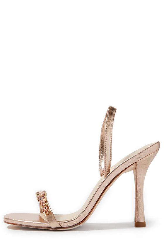 Designer rose best sale gold heels