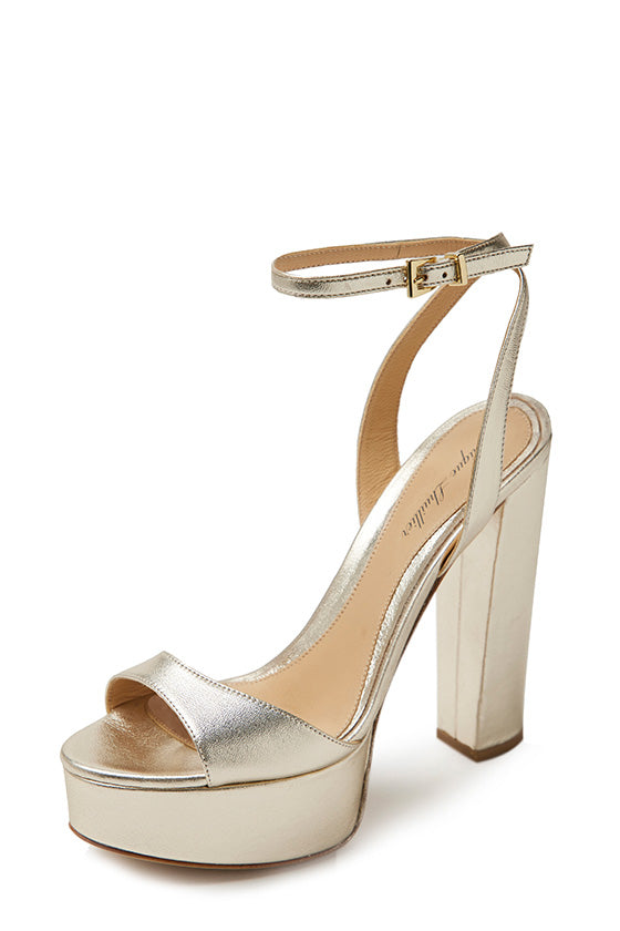 Khloe Leather Platform – Monique Lhuillier