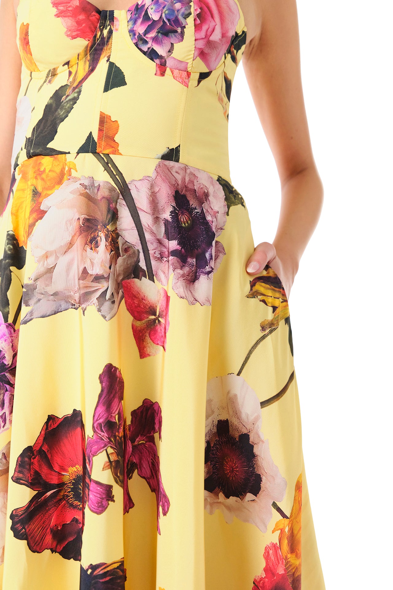 Corseted A-Line Dress 6 / Soleil Multi Corseted A-Line Dress 6 / Soleil Multi