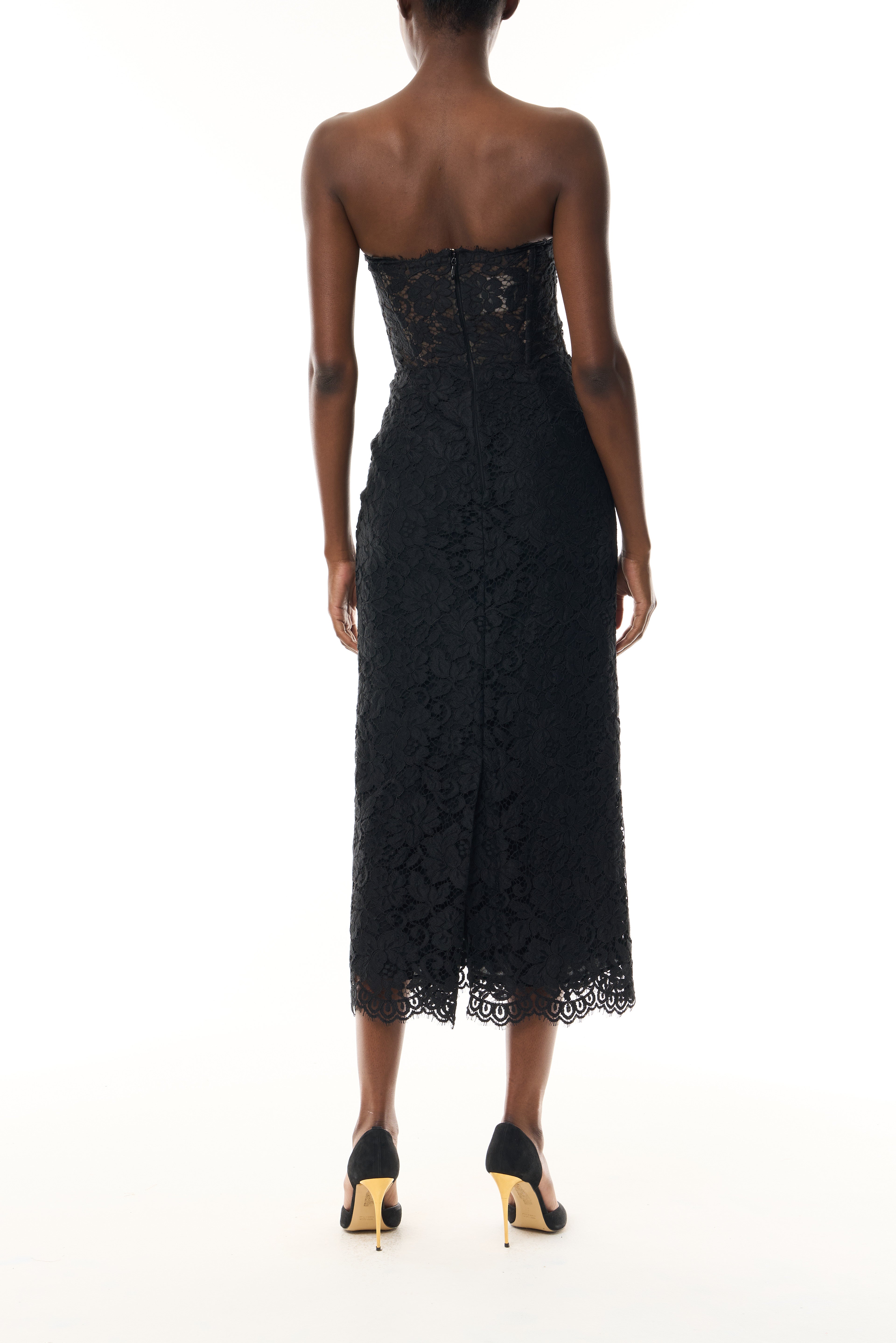 Corseted Lace Cocktail Dress – Monique Lhuillier