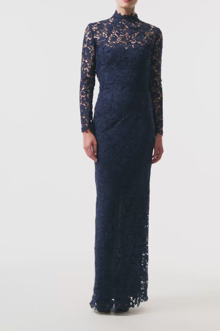 大園桃子 philme over lace jacket Ocean Lace Long Sleeve Jacket – Monique Lhuillier