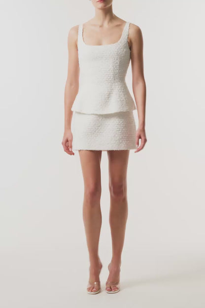 Peplum Mini Dress