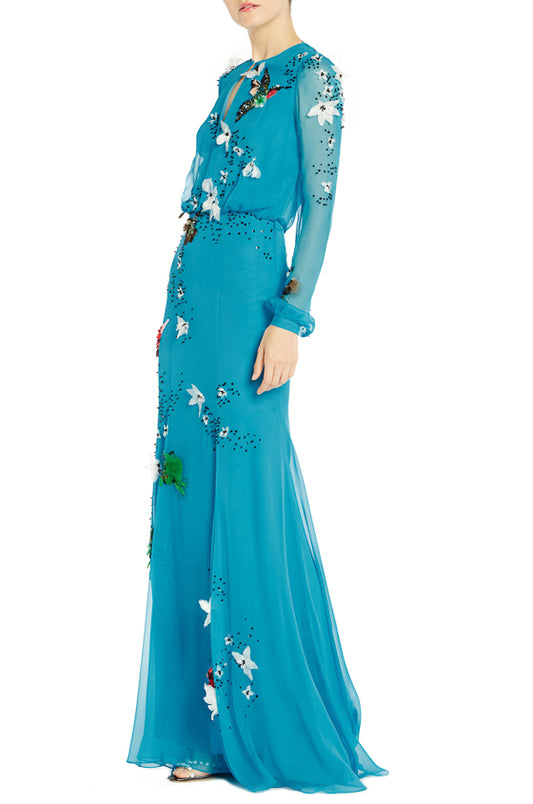 Chiffon RTW Gown Spring 2019 Monique Lhuillier