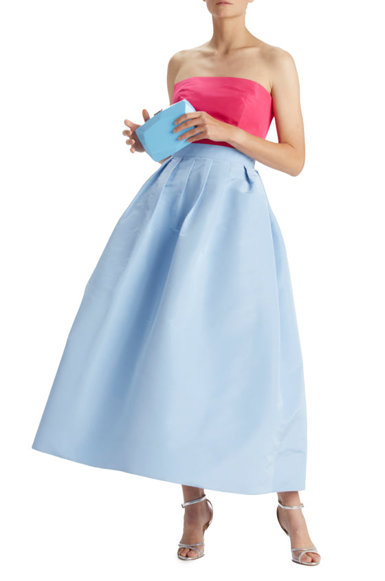 Midi Length Pleated Skirt