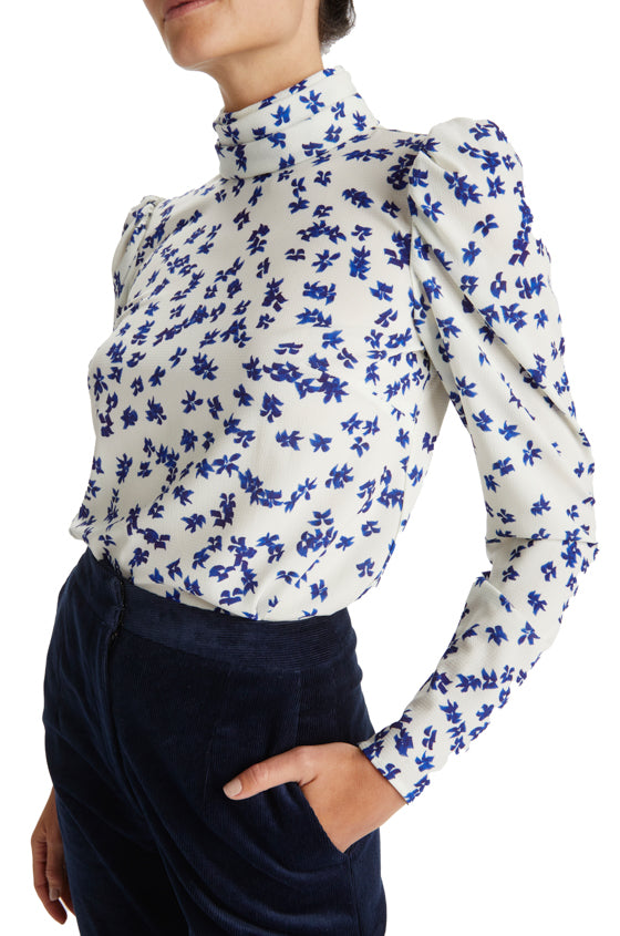 High Neck Long Sleeve Blouse – Monique Lhuillier