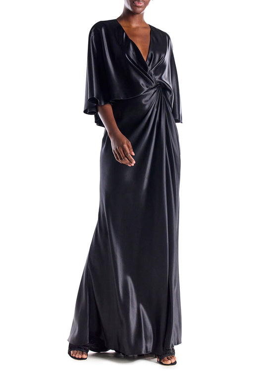 Swirl Satin Gown by ML Monique Lhuillier for $85