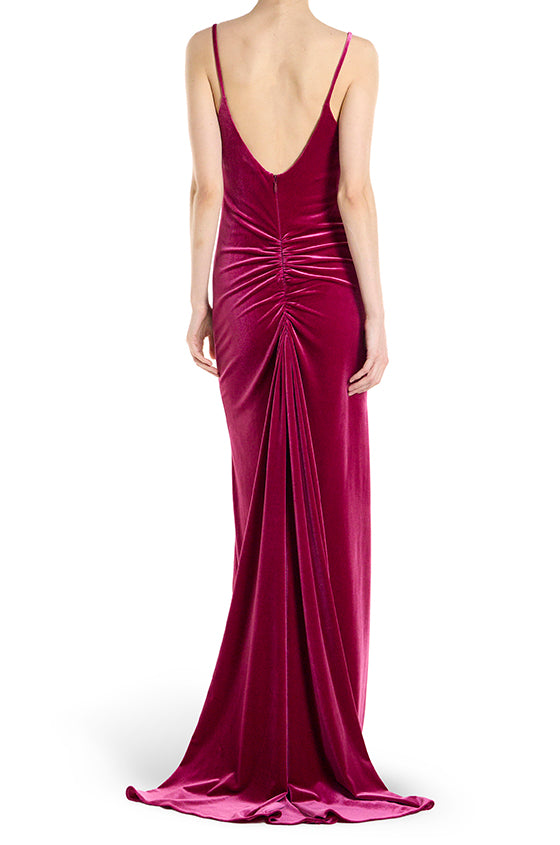 Monique lhuillier discount velour dress