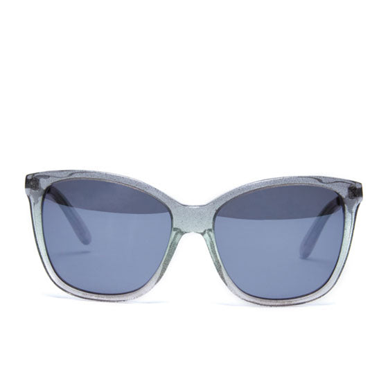 Audrey II Midnight Silver Sunglasses - Front View