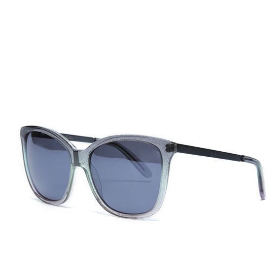 Audrey II Midnight Silver Sunglasses - Side View