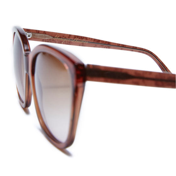 Audrey Chestnut Sunglasses - Side View