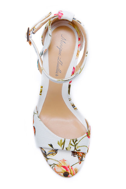 Monique Lhuillier Ivory Ava Tuileries Sandal