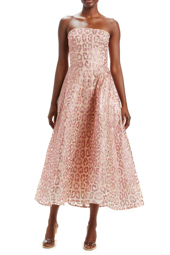 Leopard Glitter Tulle Dress