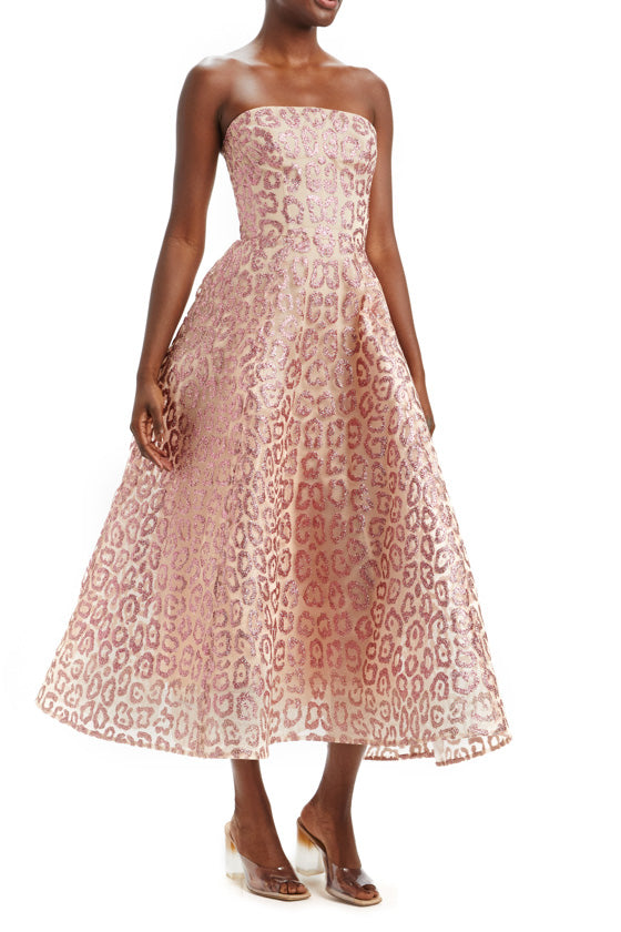 Leopard Glitter Tulle Dress