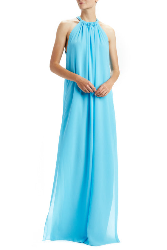 Capri blue bridesmaid clearance dresses