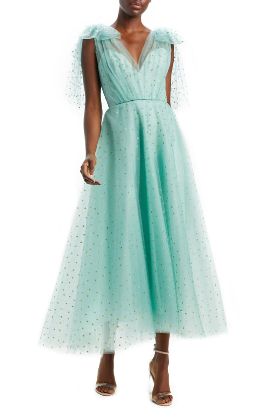 Glitter Star Tea Length Dress