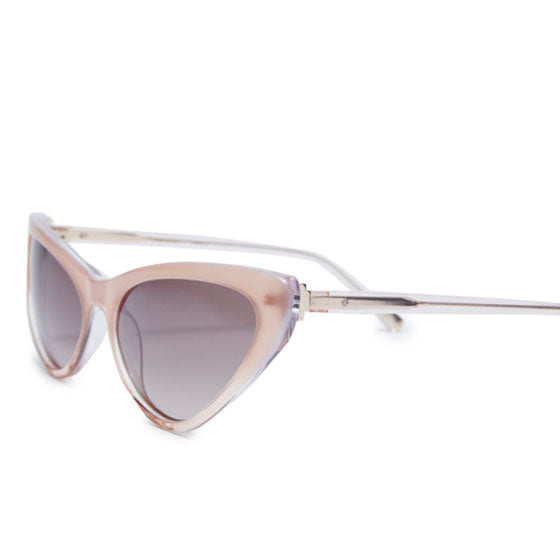 Naomi Blush Cat Eye Sunglasses - Side View