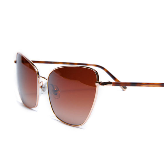 Sienna Rose Gold Sunglasses - Side View