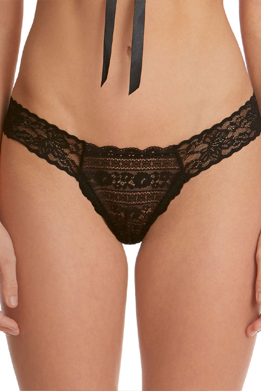 Thong body with american collar - Rendez-Vous